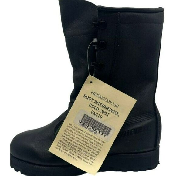 Belleville COLD/WET Intermediate Black VIbram Goretex 5.5  WIDE NEW WITH TAGS main image 11